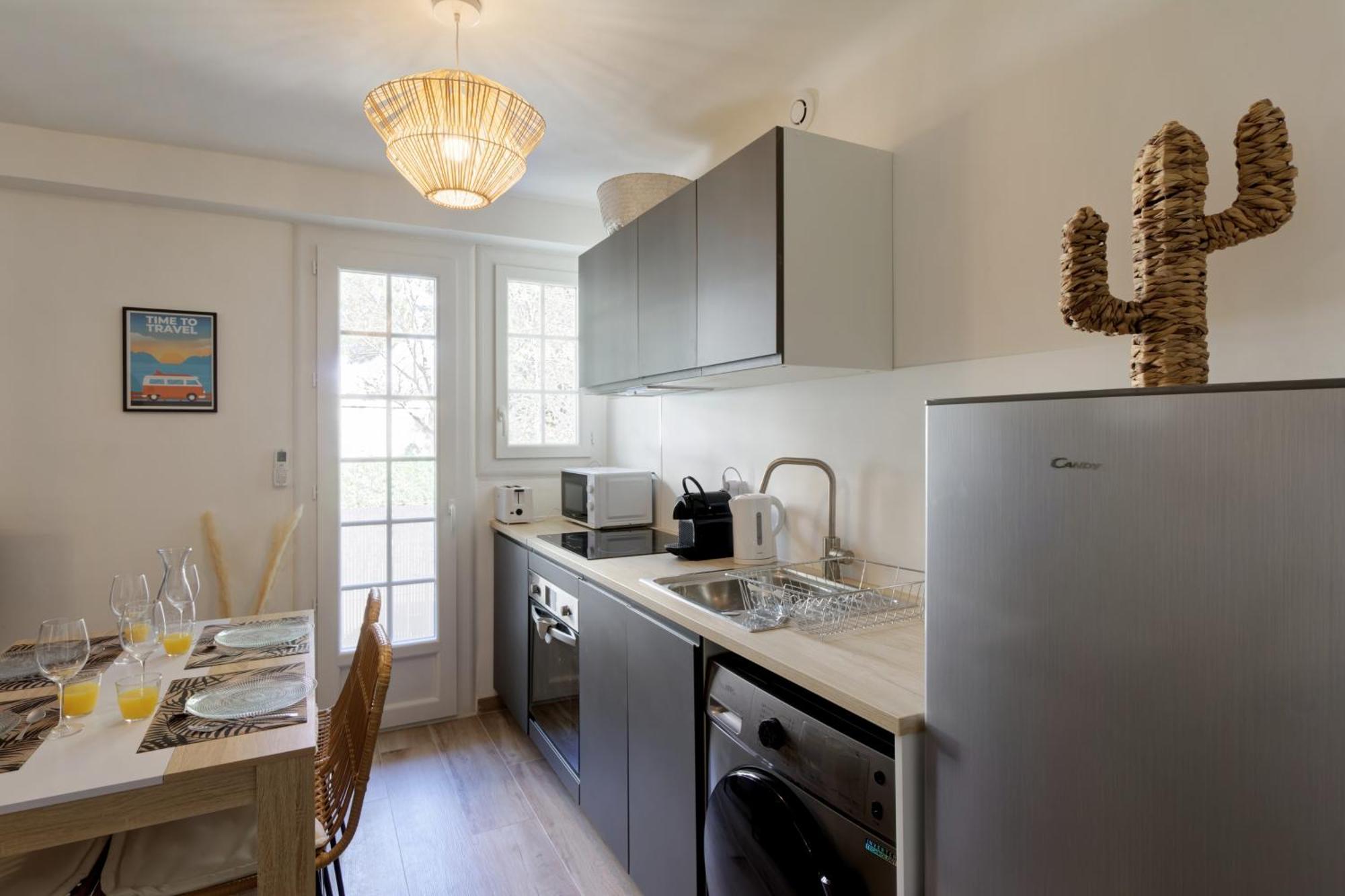 016- T2 Tropisme, Appart 1 Chambre,Clim,Wifi,Parking Montpellier Exterior foto