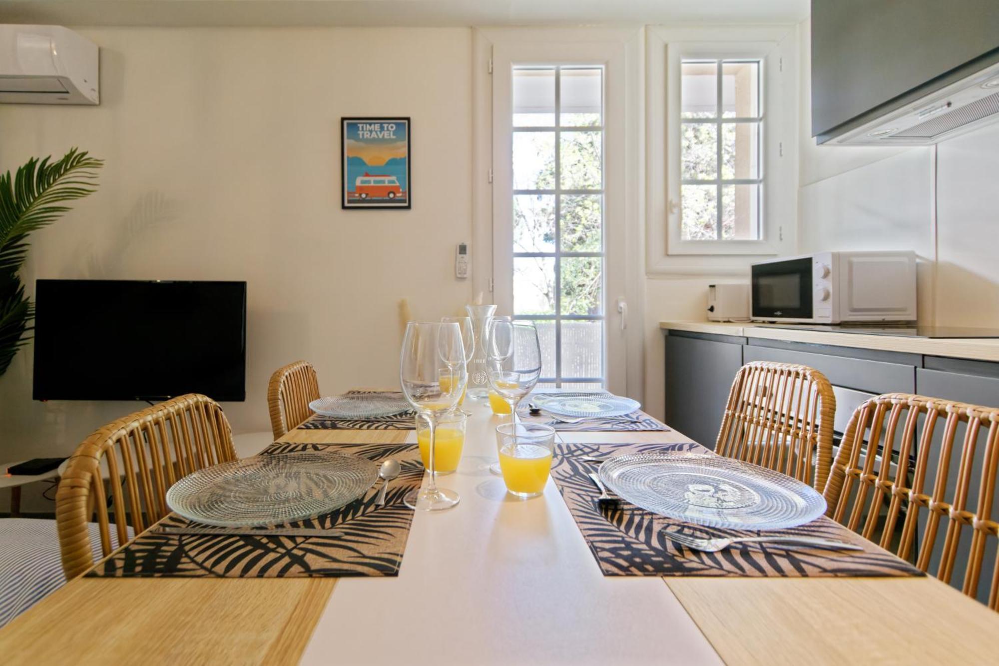 016- T2 Tropisme, Appart 1 Chambre,Clim,Wifi,Parking Montpellier Exterior foto